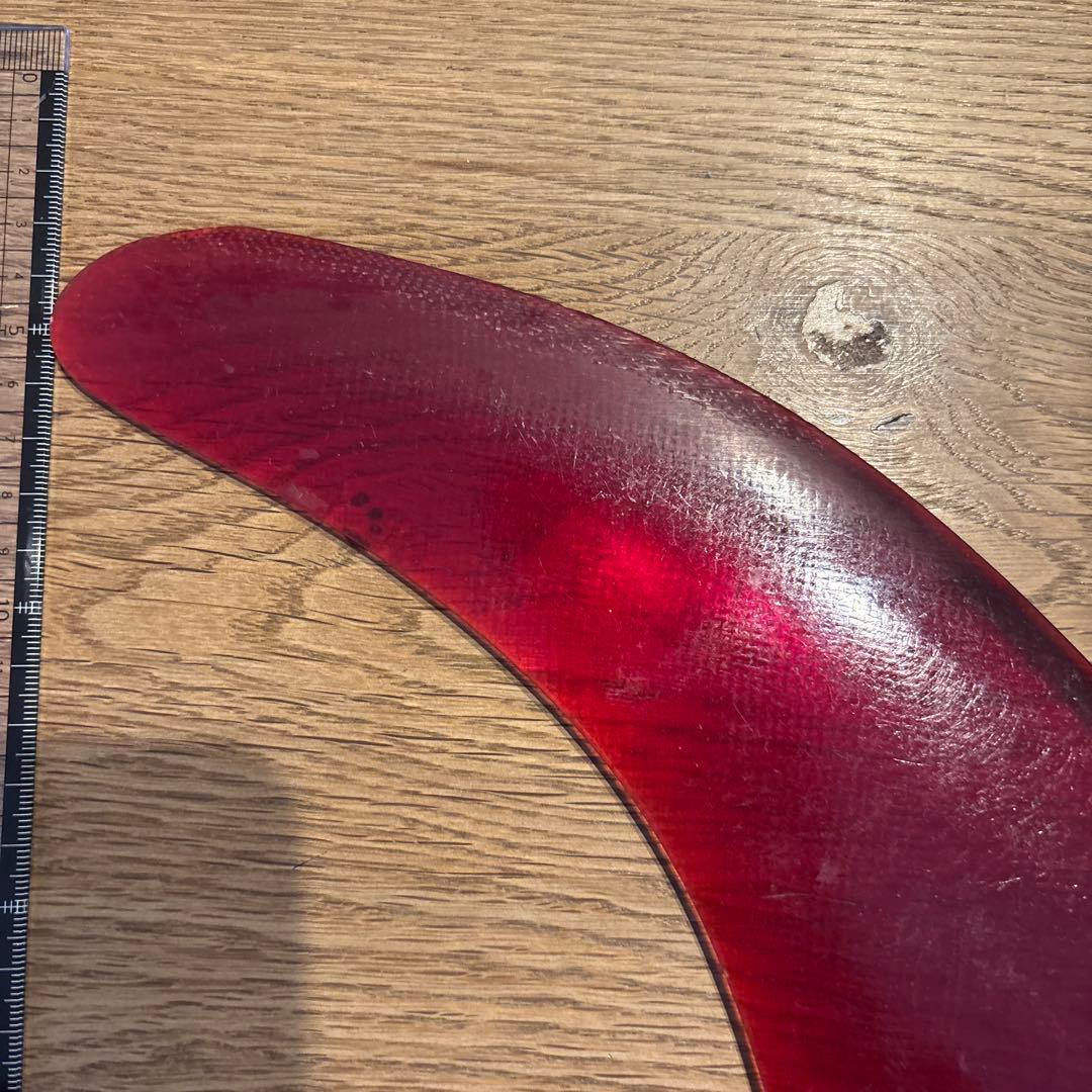 ドナルドタカヤマ　 ロングボード用センターフィンフィン 赤 10インチ