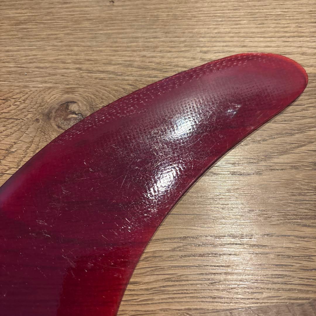ドナルドタカヤマ　 ロングボード用センターフィンフィン 赤 10インチ