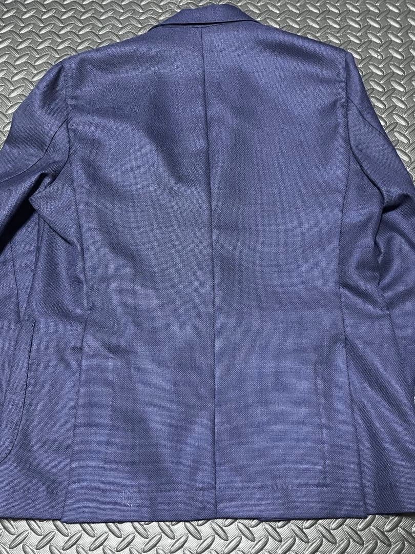 BARBA バルバ 46 ダブルブレスト ジャケット 4ボタン　ネイビー