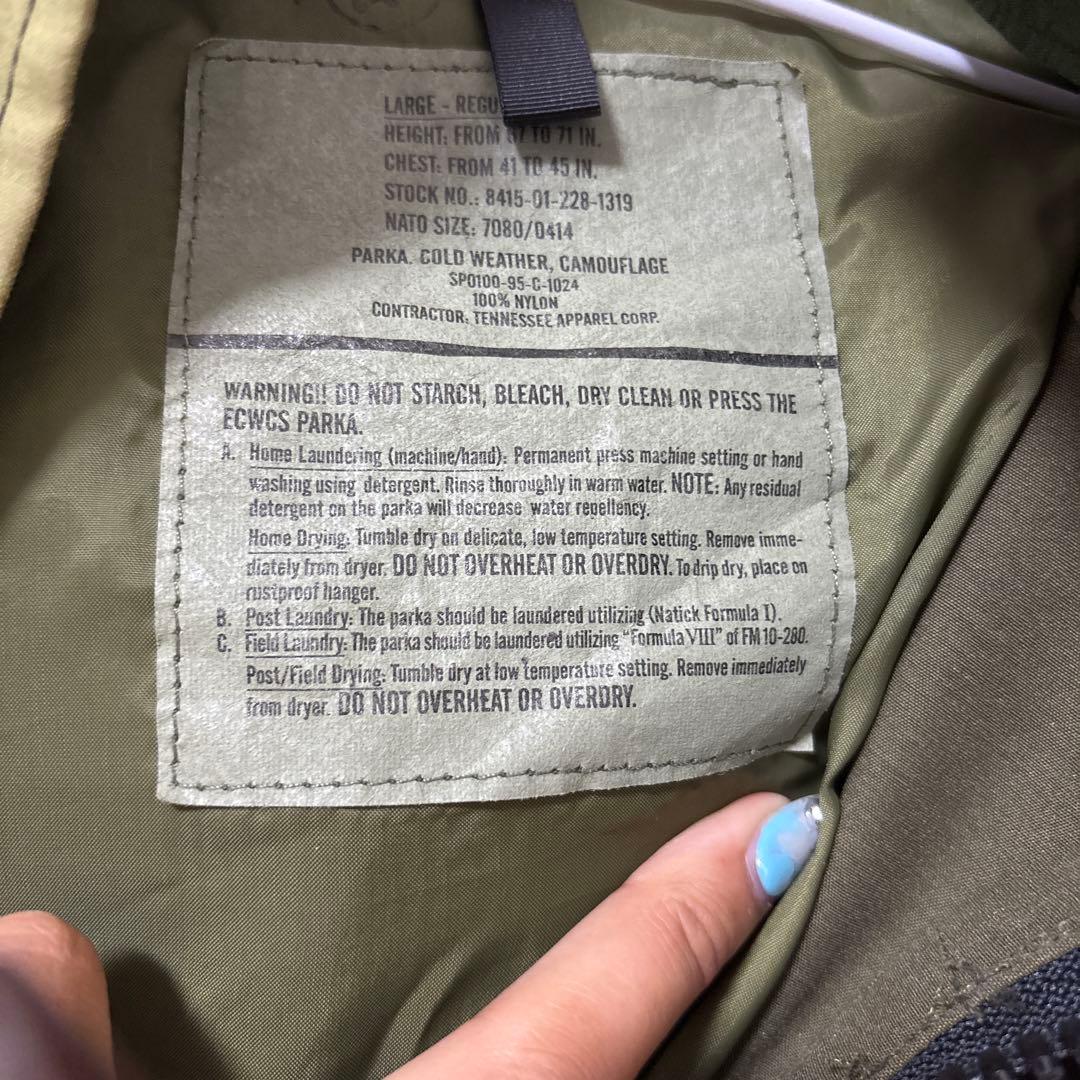 米軍ECWCS Gen1 GORE-TEX ウッドランドカモ Ｍ-S