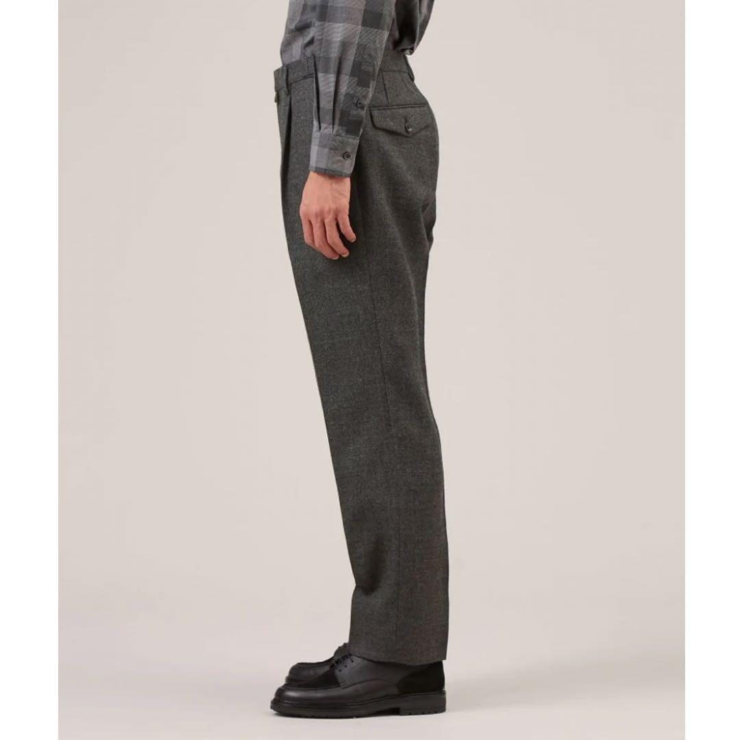 新品⭐️タケオキクチ シェットランドウール パンツ M ダークグレー