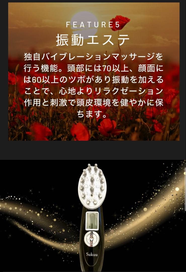 Sukuu 美顔器 LEDライト付き