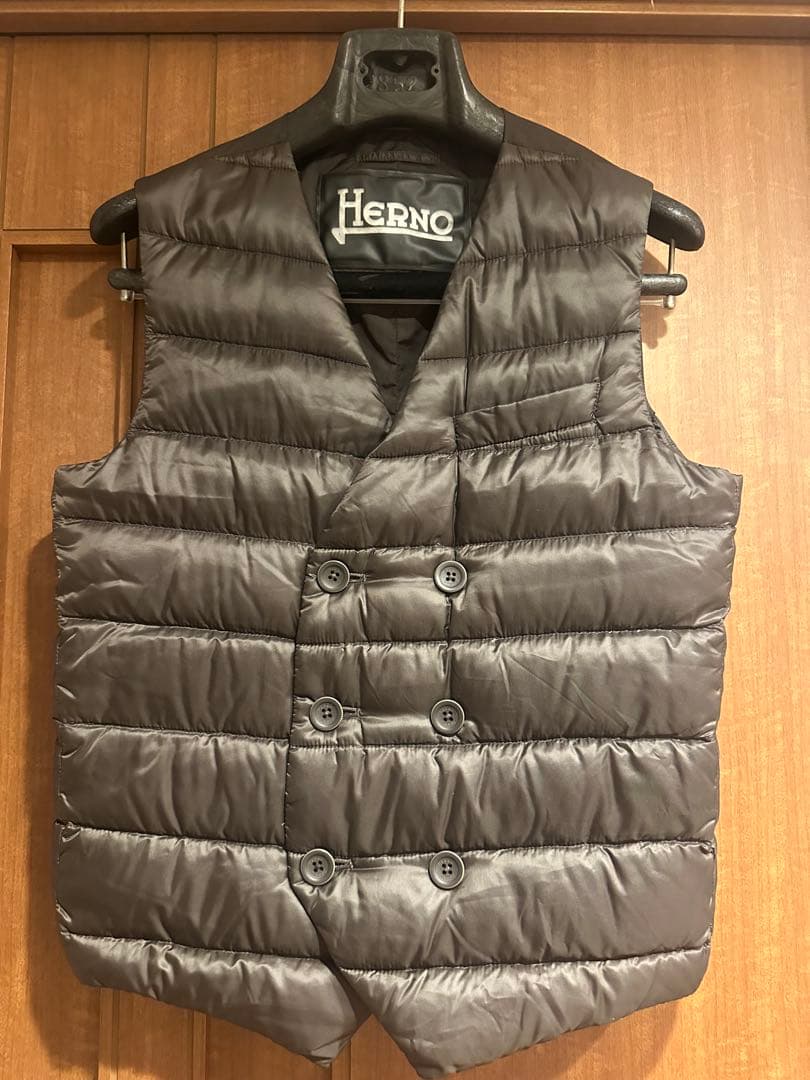 ヘルノ⭐️ブラウン‼️ダブルベスト⭐️破格‼️42