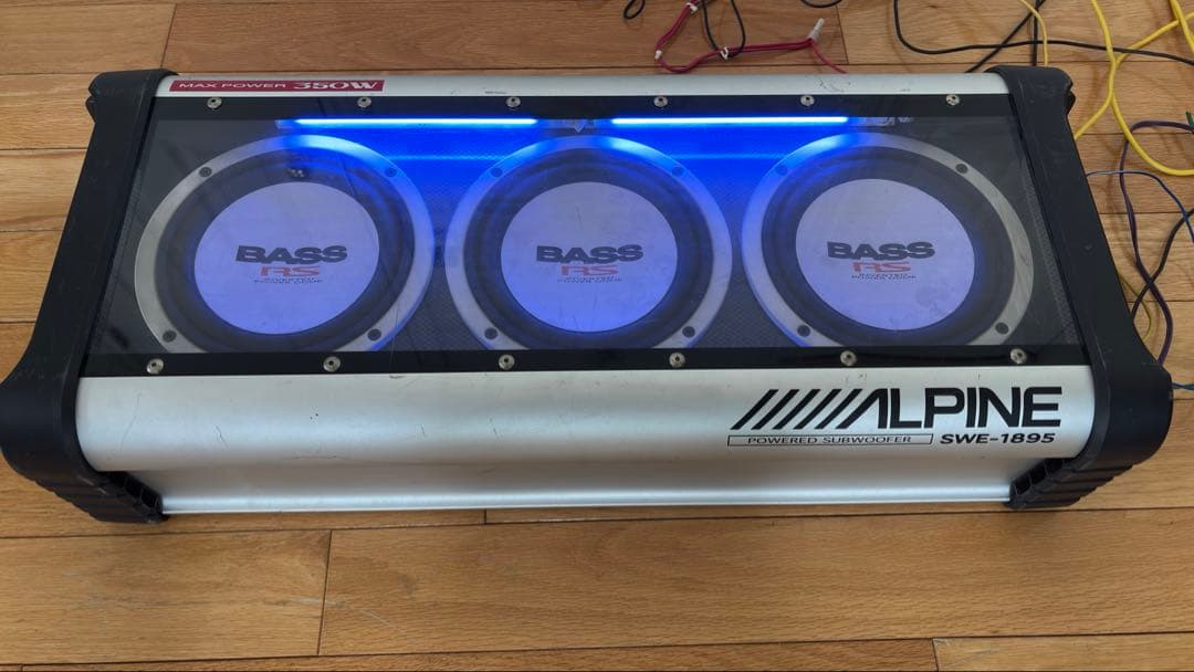 357様ALPINE SWE-1895 350Wサブウーハー