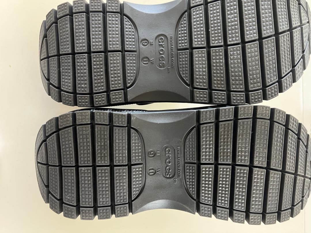 クロックス メガクラッシュクロッグ ブラック 27センチ ※試し履きのみ。