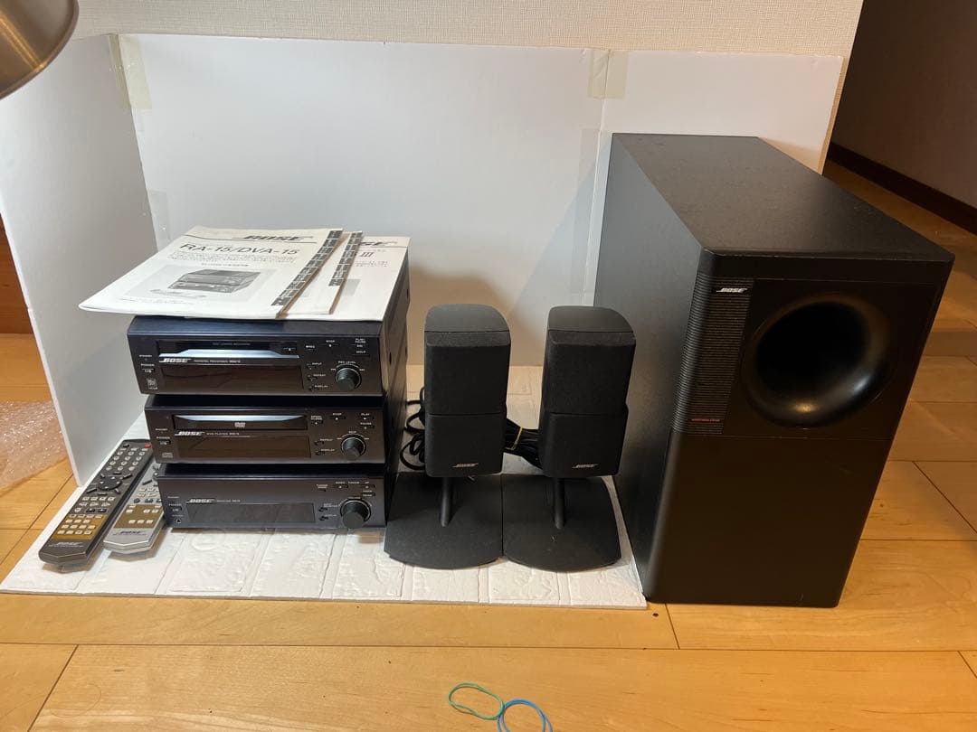 BOSE 高音質コンポセット RA-15/DVA-15/MDA-15 リモコン付