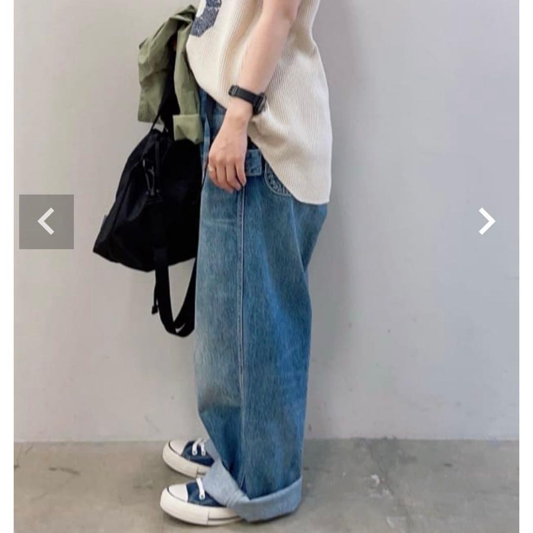 RNA ⿻ ワークパンツ チノパンツ ルーズ ベルト付 ペインターパンツ 秋