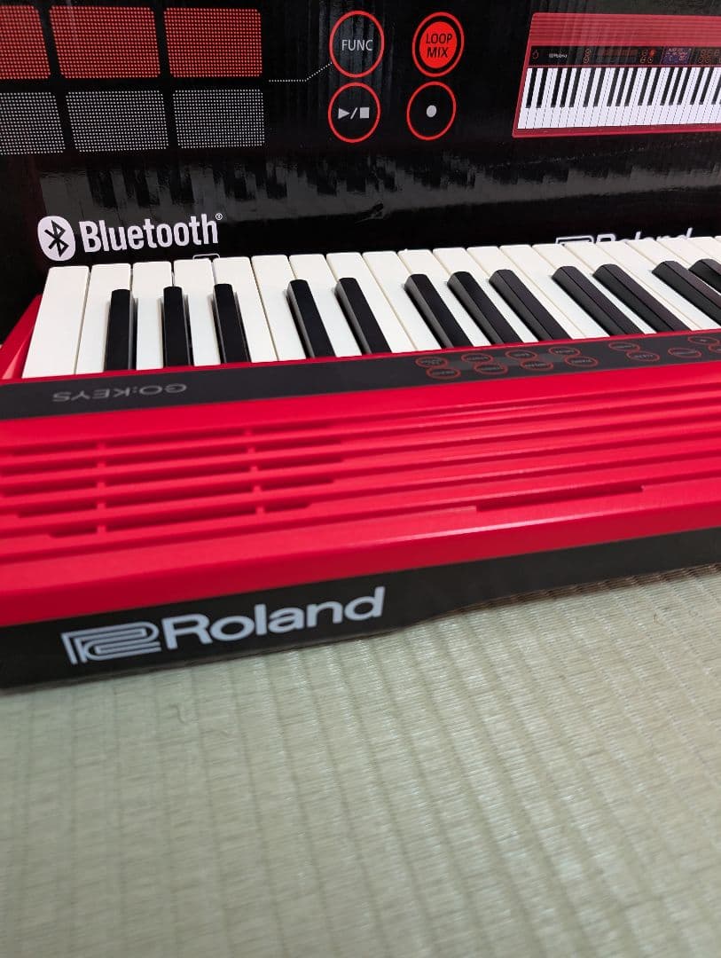 【美品・動作確認済】Roland Go:Keys 61鍵 レッド　ソフトケース