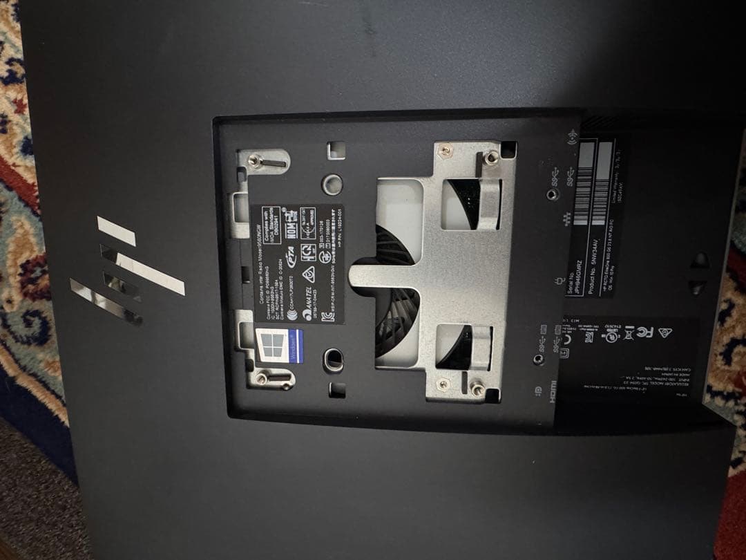 HP ALL IN ONE 動作確認済み、初期化済み8/500gb