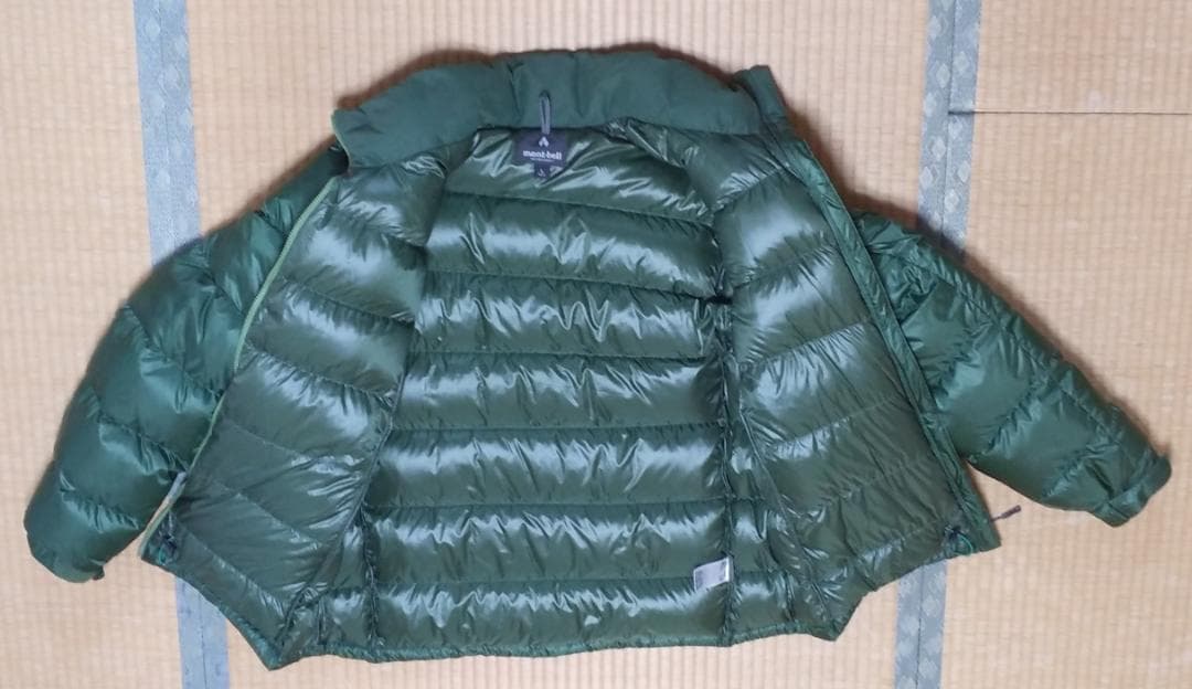 モンベル　アルパインダウンジャケット 1101426　ダークグリーン　サイズＬ