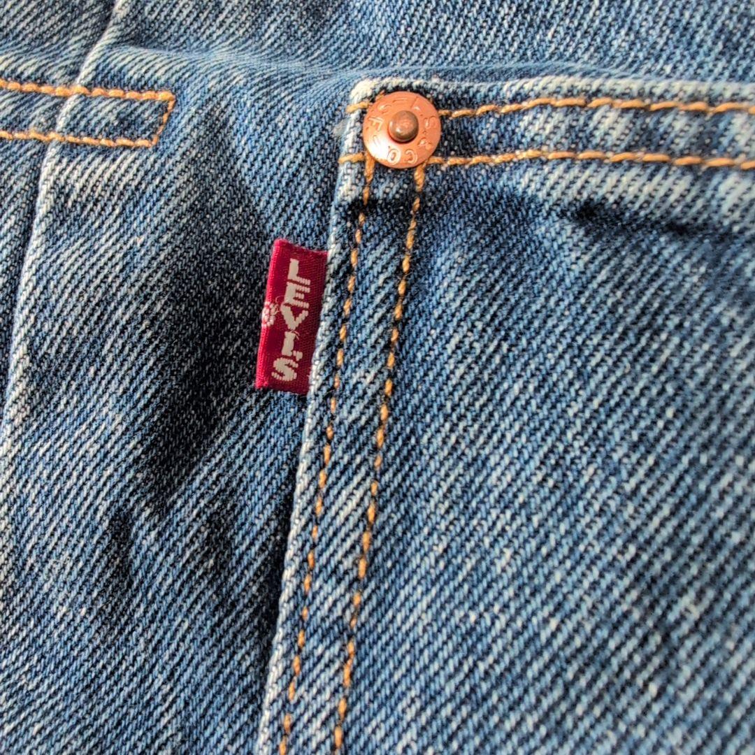 Levi's 裏ボア ダークブルーデニムジャケット 1st シンチバック