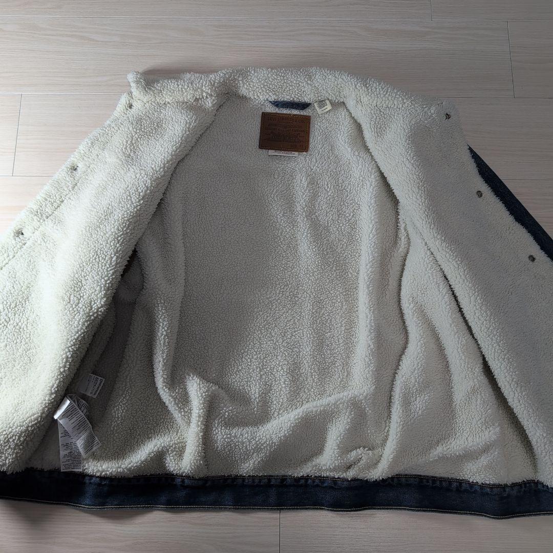Levi's 裏ボア ダークブルーデニムジャケット 1st シンチバック