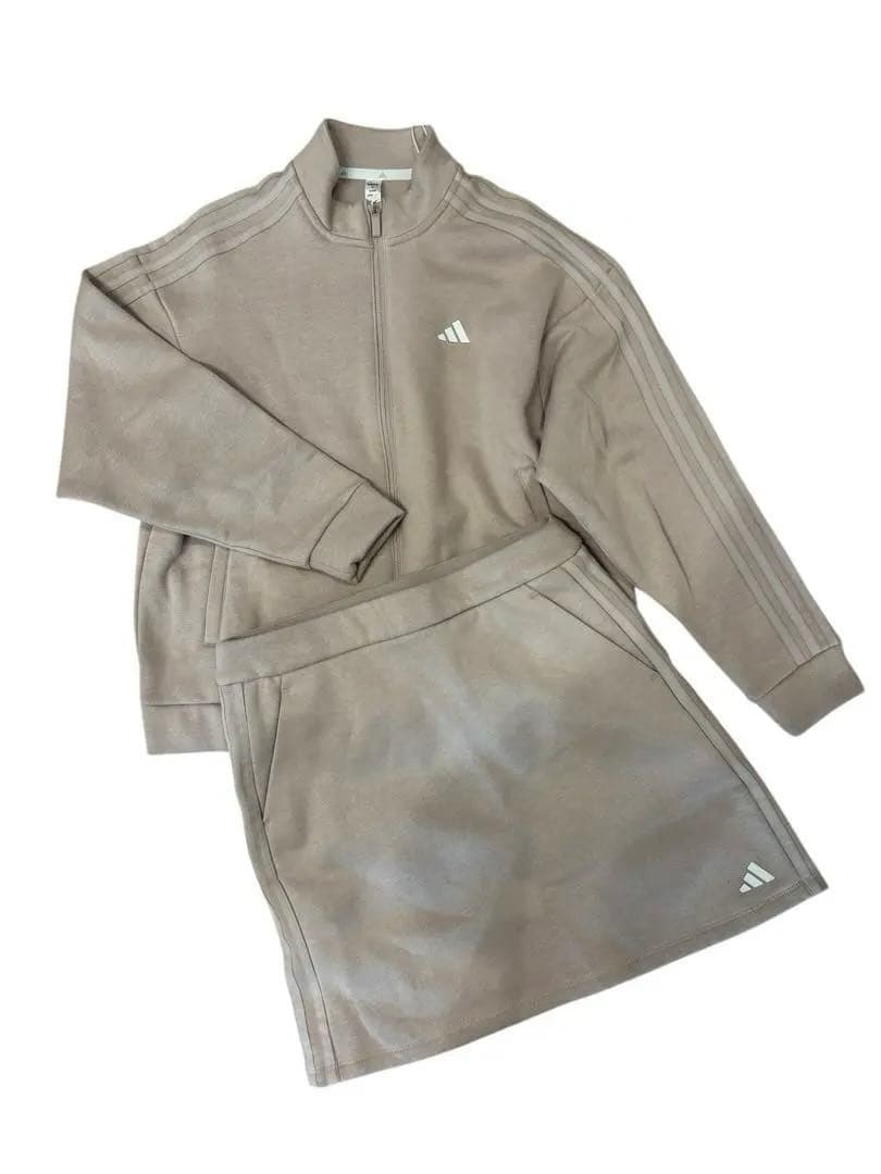 く　アディダス ゴルフ セットアップ ジャケット＆スカート Lサイズ