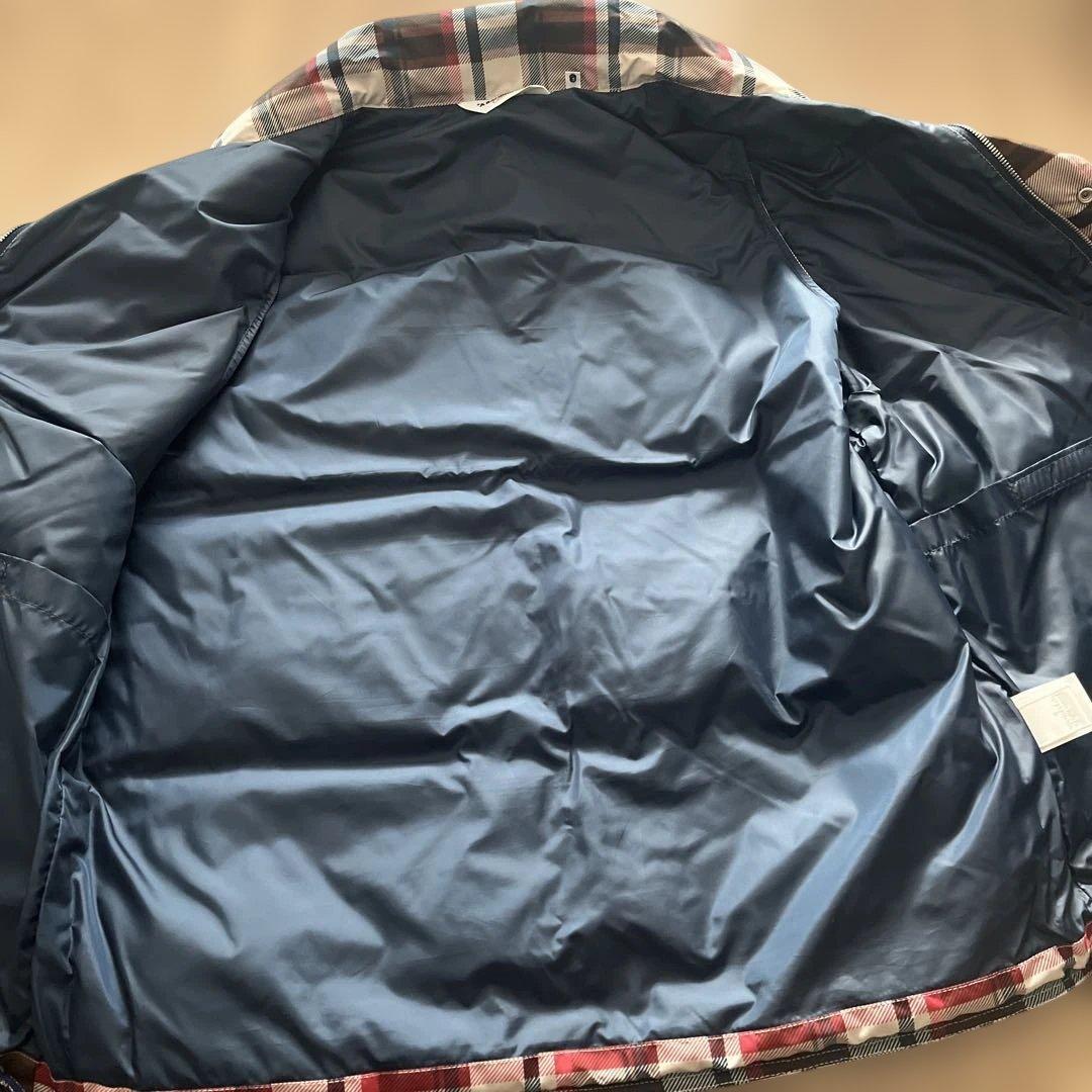 アベイシングエイプ　チェック柄 ノースリーブ ダウンベスト　メンズLサイズ