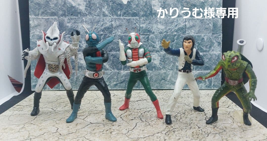 仮面ライダー　かりうむ仮面ライダーリペイントフィギュア6種
