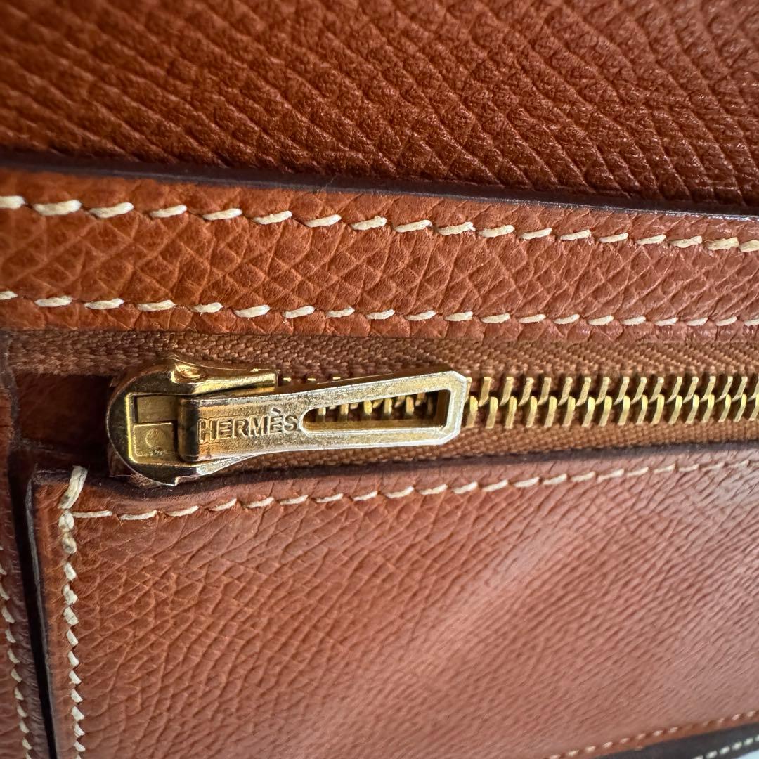 【美品】 185 HERMES エルメス ベアン 2つ折り長財布