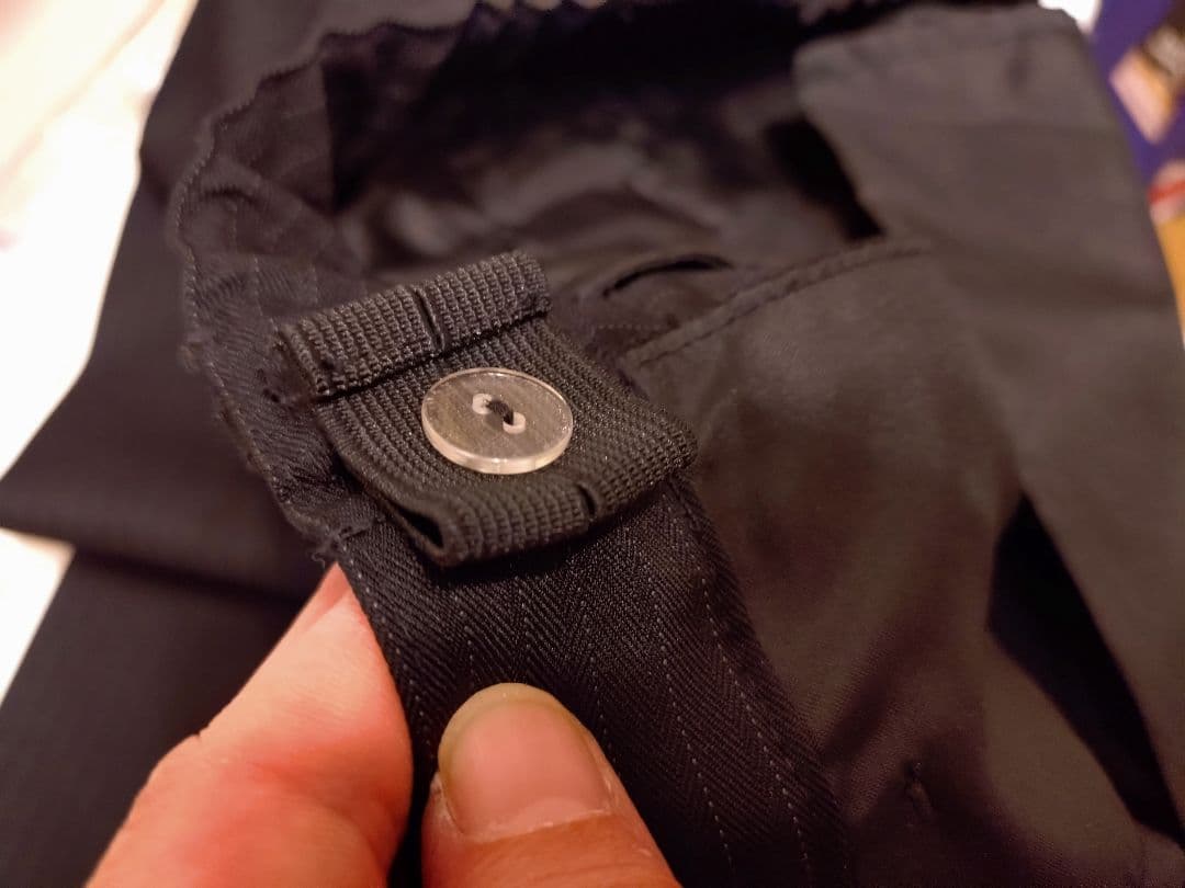 【超美品】男の子スーツ150 Michelle Alfred 黒 結婚式 発表会