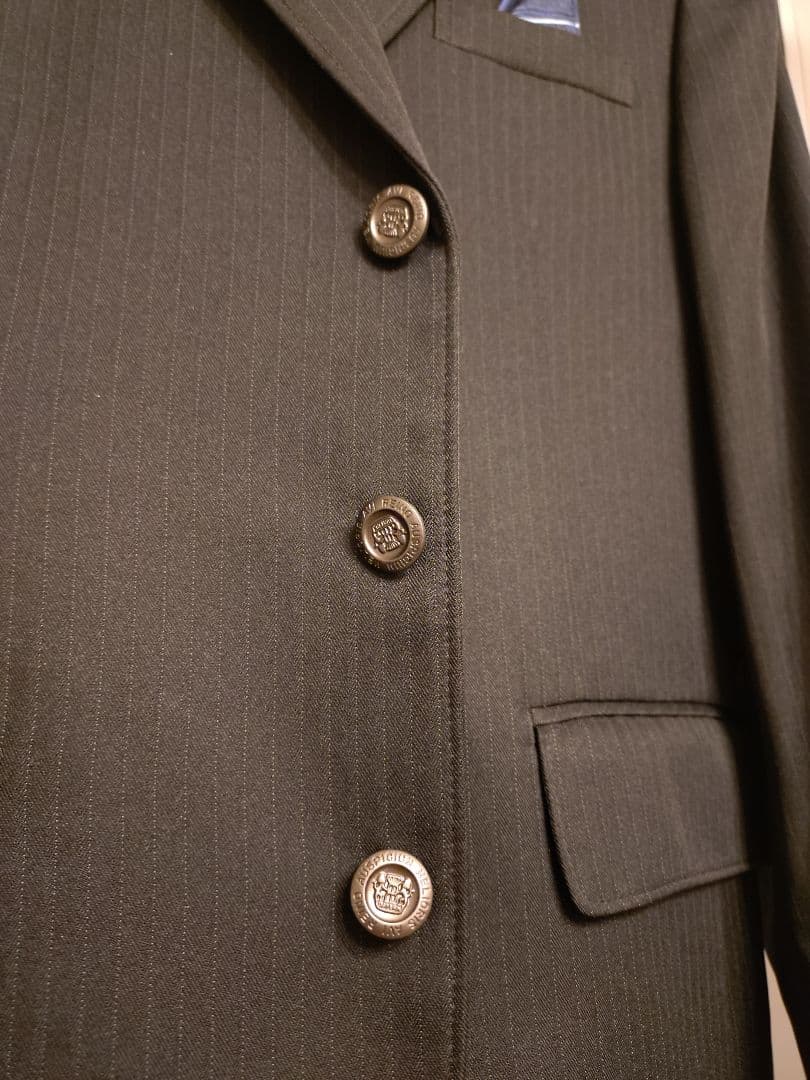 【超美品】男の子スーツ150 Michelle Alfred 黒 結婚式 発表会