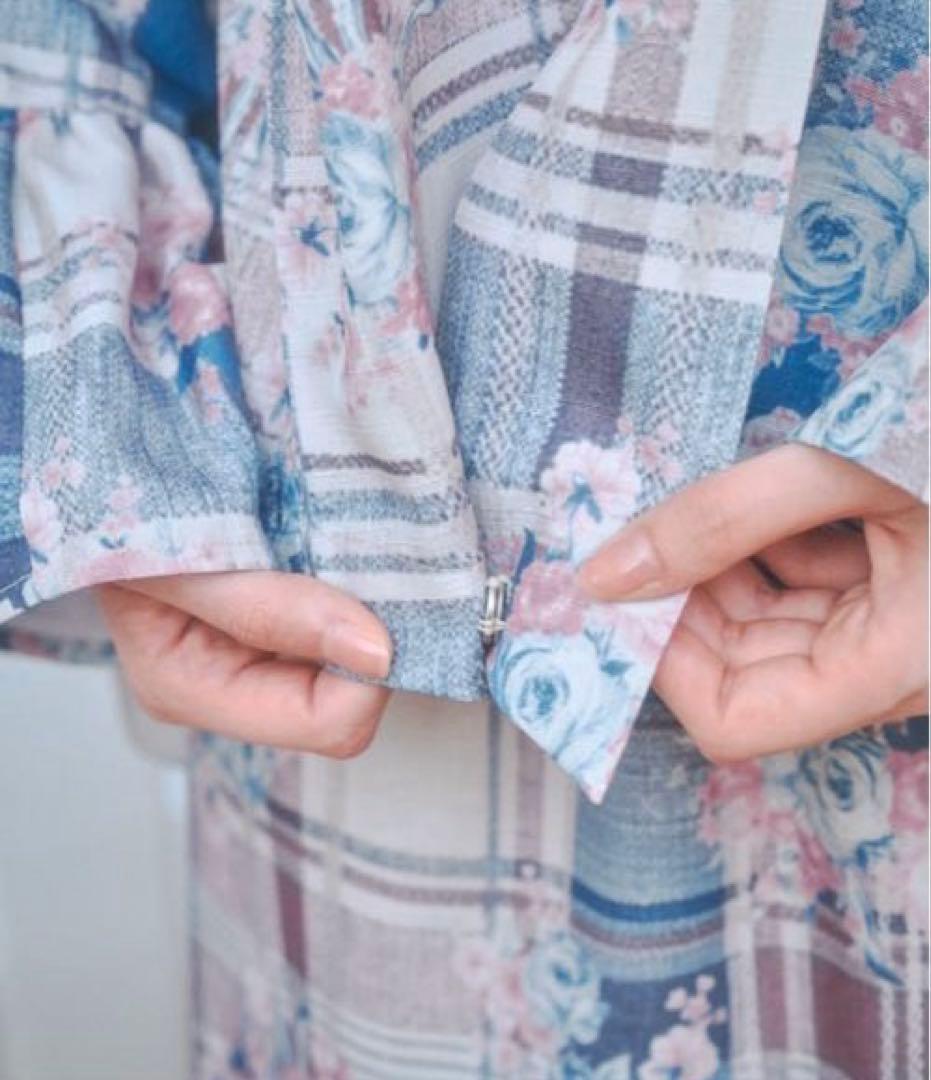 Lovilyn セパレート浴衣　帯セット　ネイビー