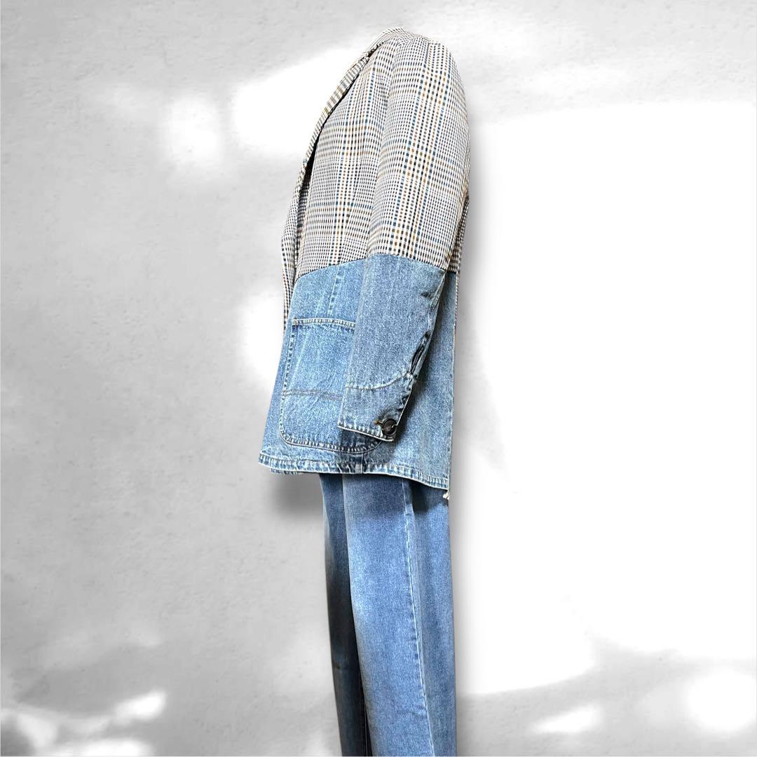 ♥️新品未使用♥️ MICALLE MICALLEデニムドッキングジャケット　フリー