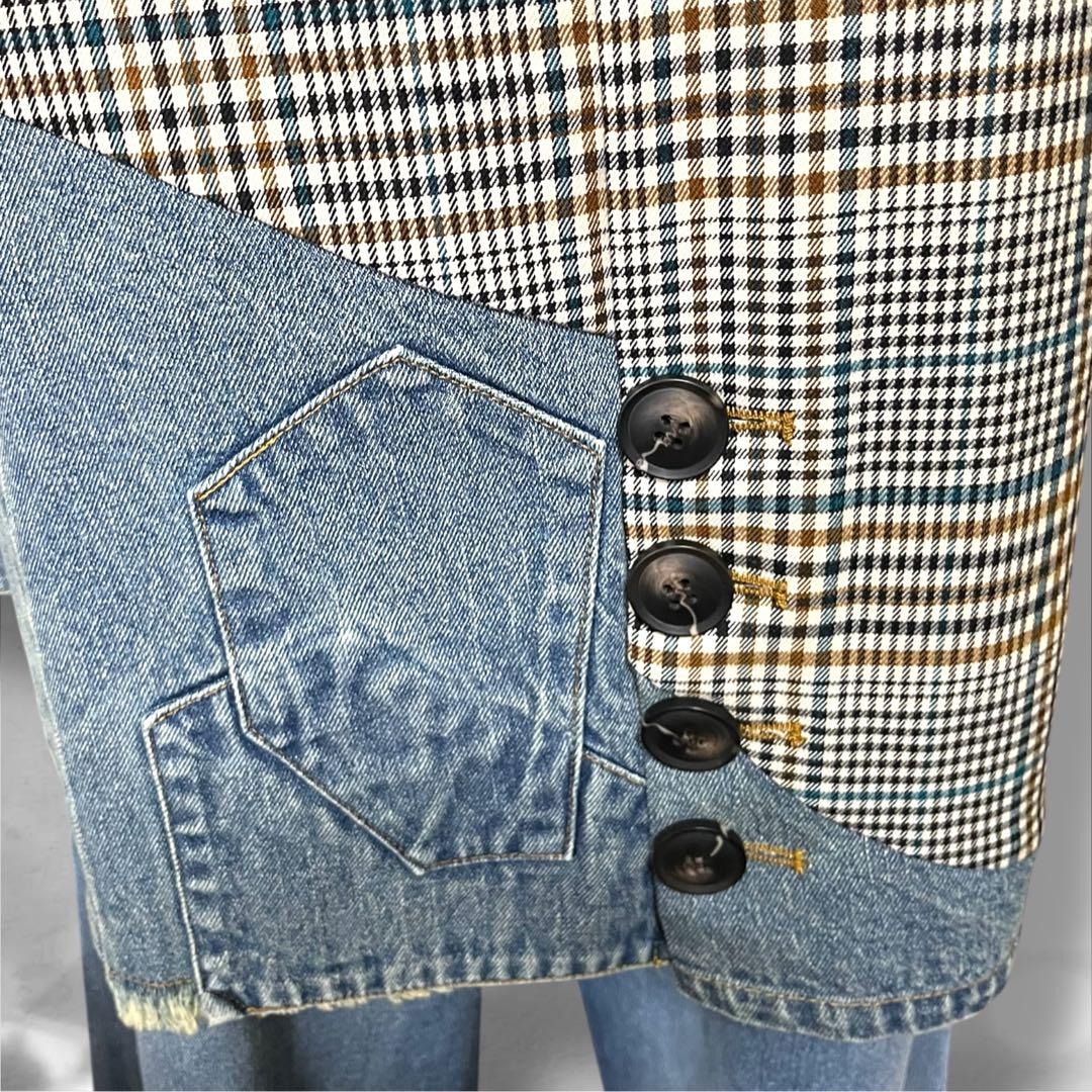 ♥️新品未使用♥️ MICALLE MICALLEデニムドッキングジャケット　フリー