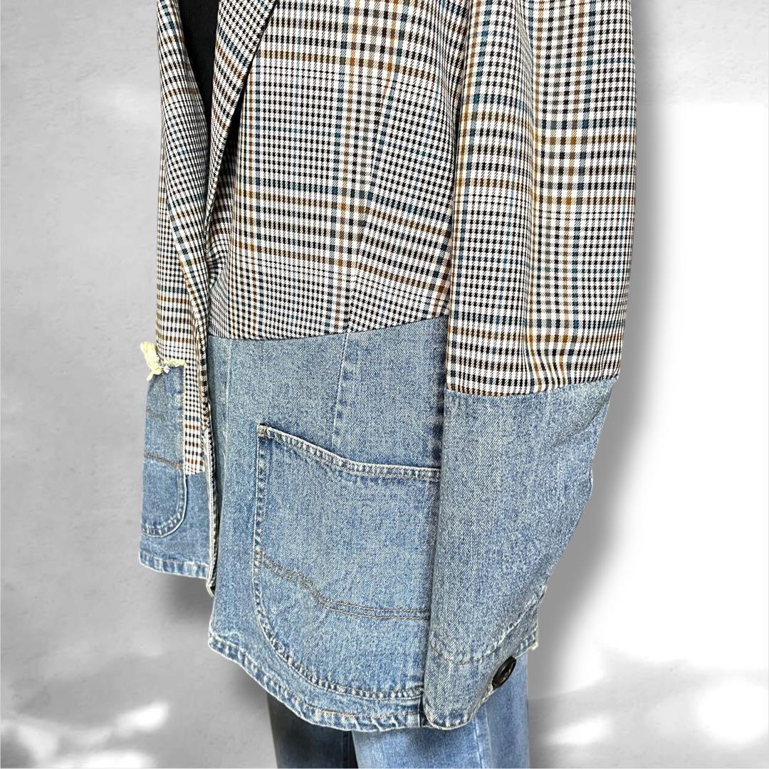 ♥️新品未使用♥️ MICALLE MICALLEデニムドッキングジャケット　フリー