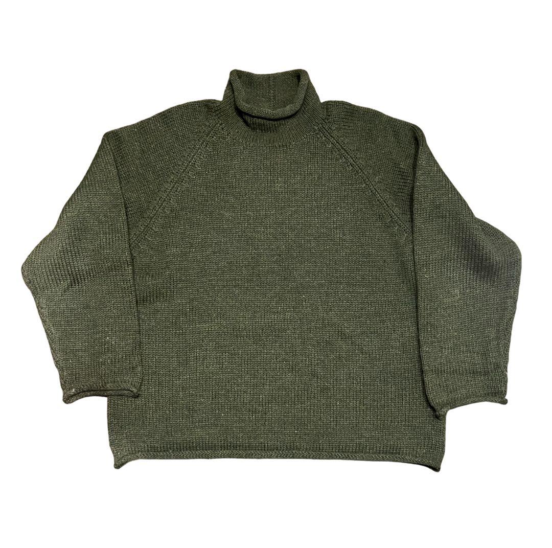 トップス 90s J.crew roll neck wool knit sweater