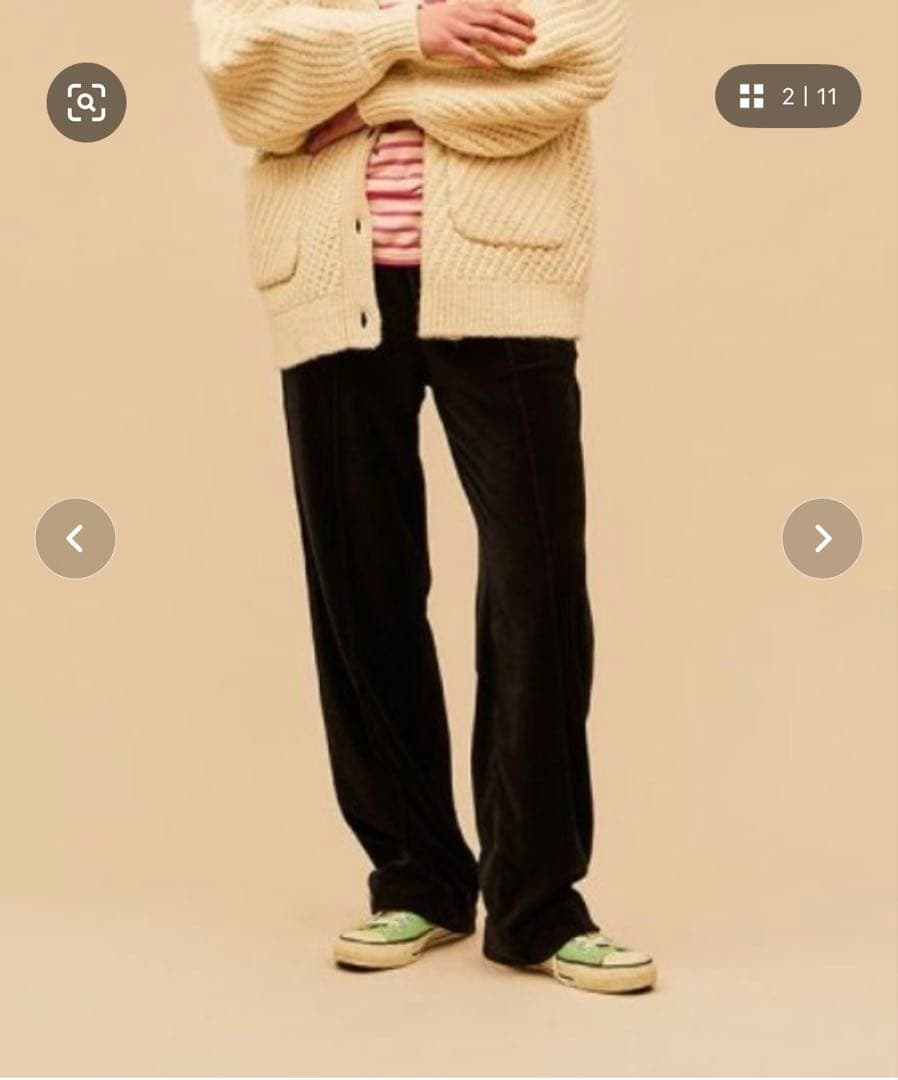 Shinzone シンゾーン　VELOUR TRUCKBOY PANTS