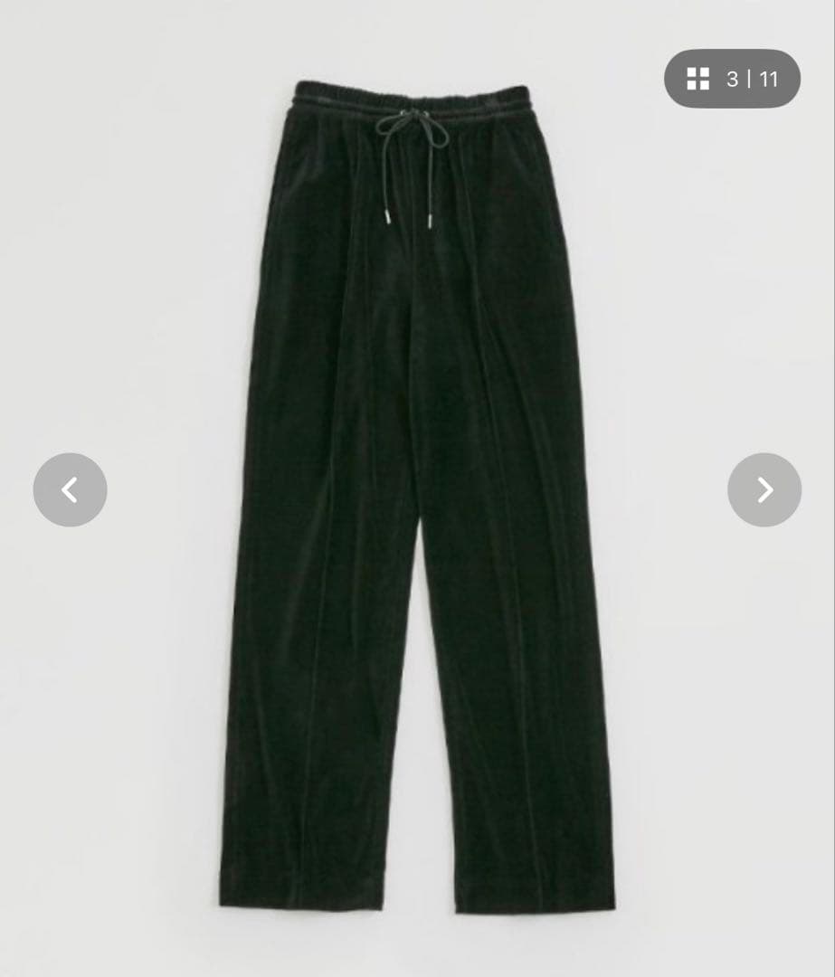 Shinzone シンゾーン　VELOUR TRUCKBOY PANTS