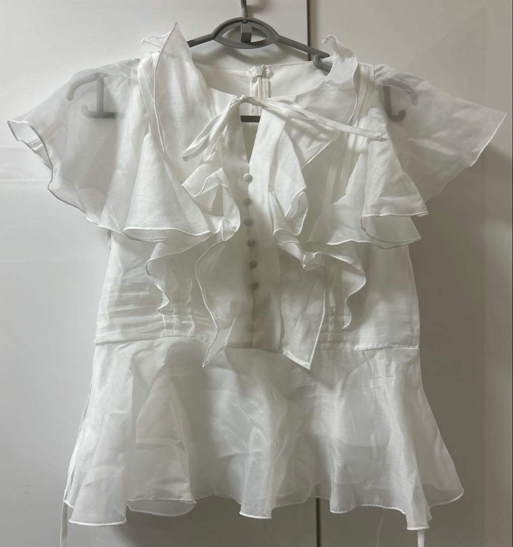 シアーフリルリボンセットアップ