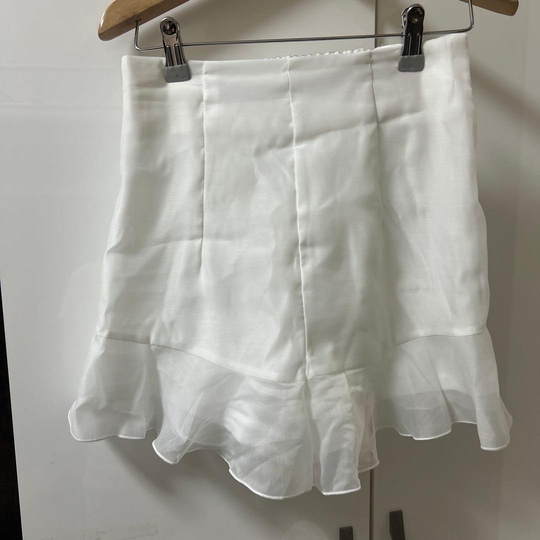 シアーフリルリボンセットアップ