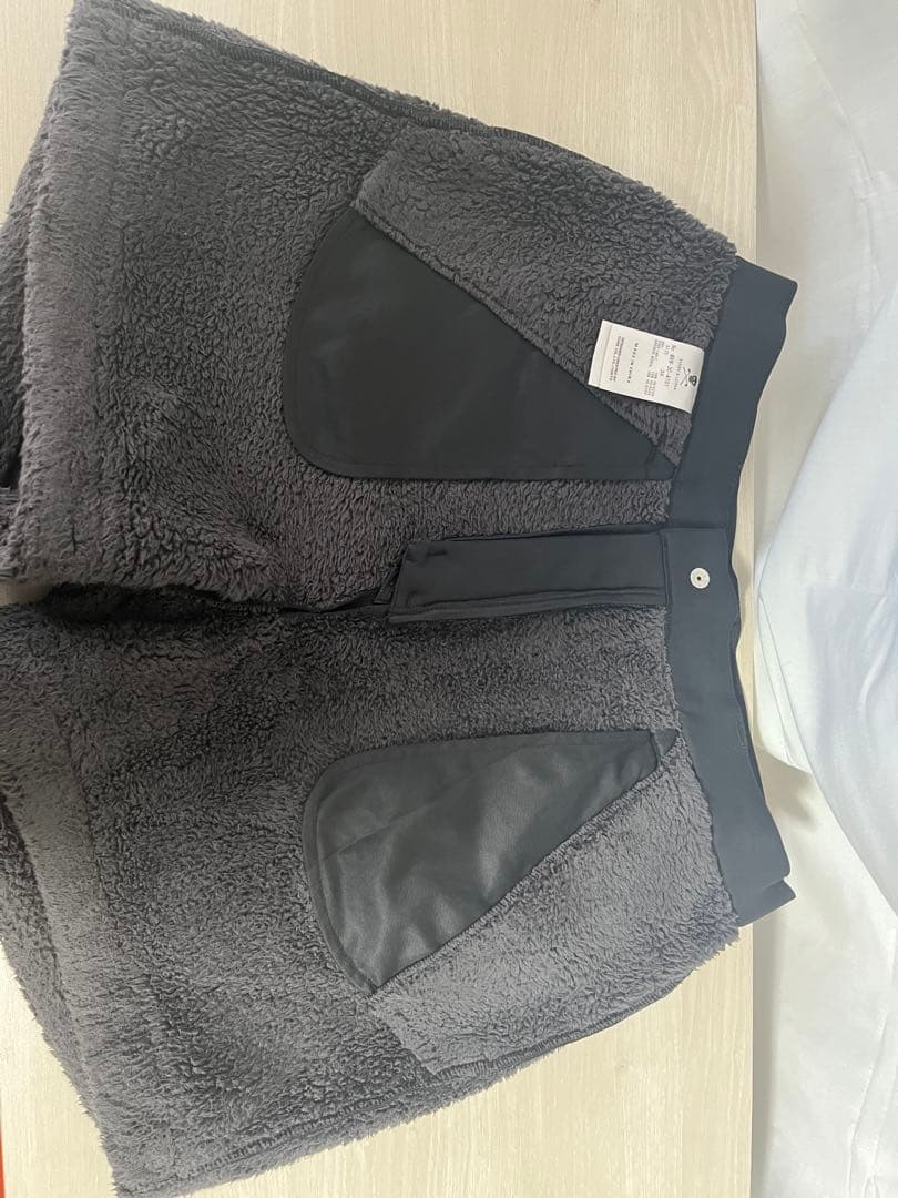 定価3.8万 MARK&LONA 裏ボア ショートパンツ 36 黒 スカル 防寒