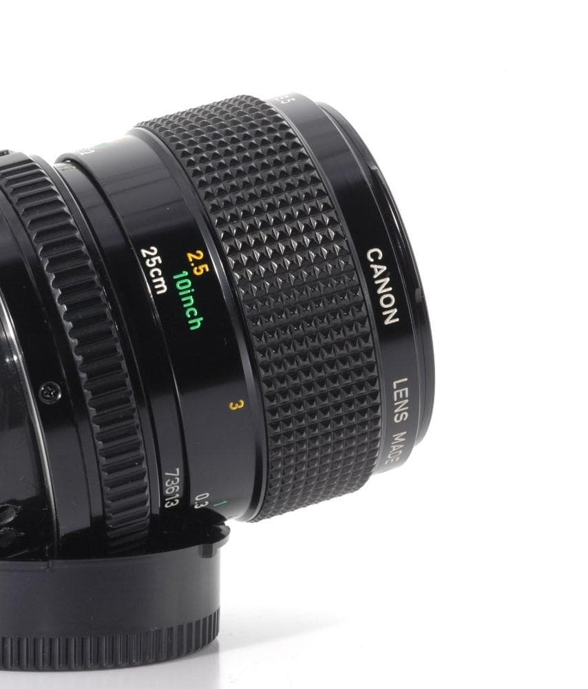 新品級☆保証キャノンCanon New FD 50mm f/3.5 マクロレンズ