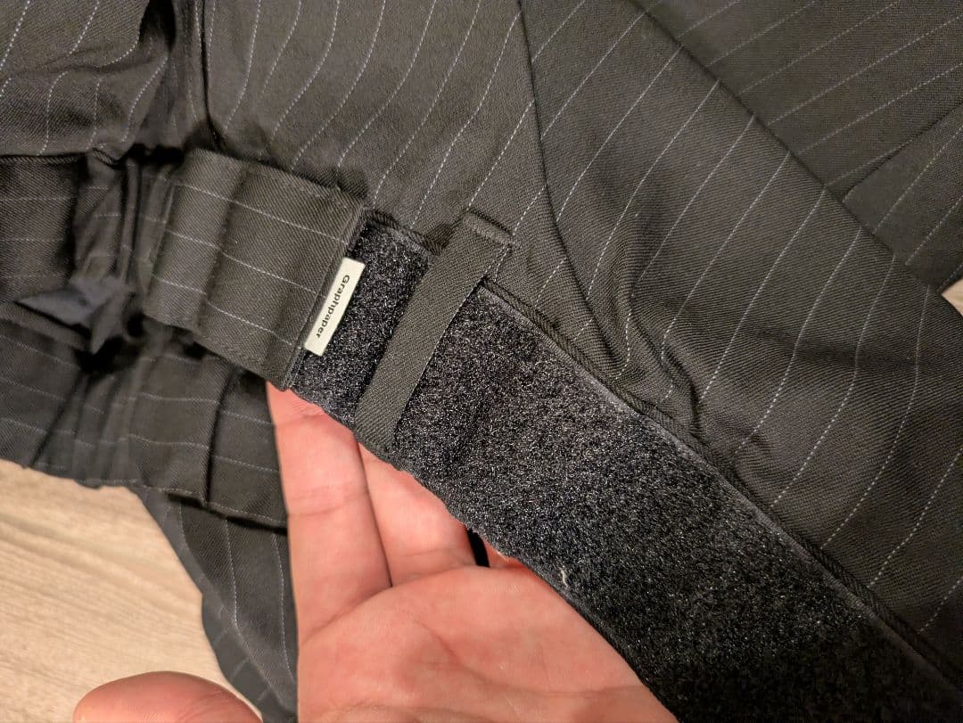 グラフペーパー　ストライプ　イージーパンツ