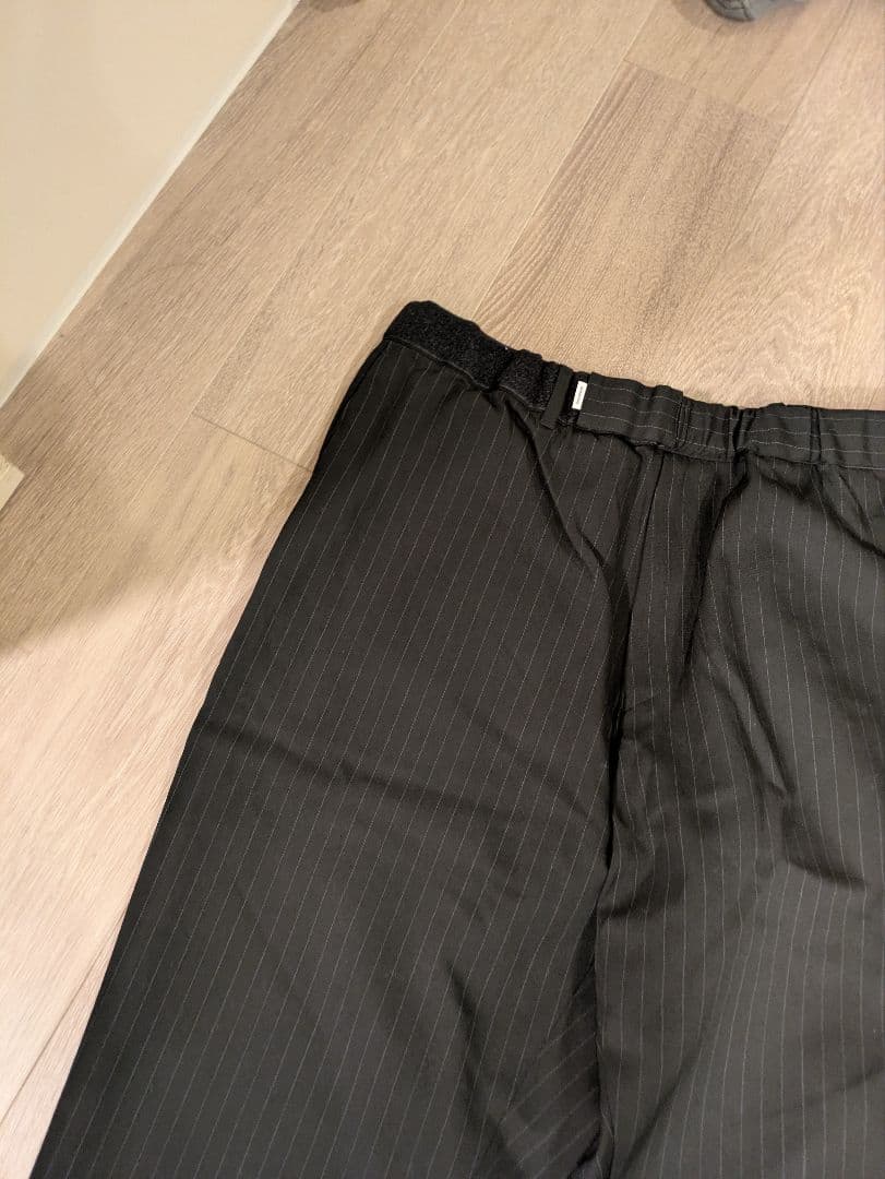 グラフペーパー　ストライプ　イージーパンツ