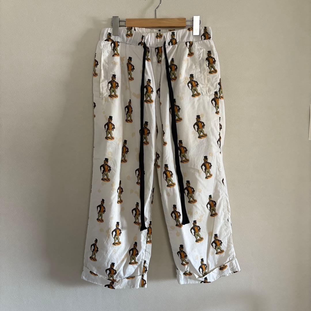 Alexander Manamis 総柄イージーパンツ ステインダイ