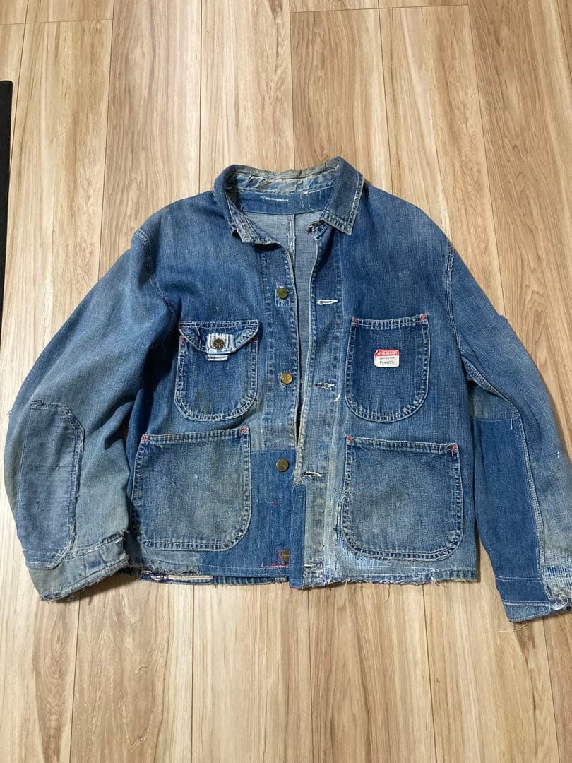 BIG MAC engineer jacket カバーオール　襤褸　boro