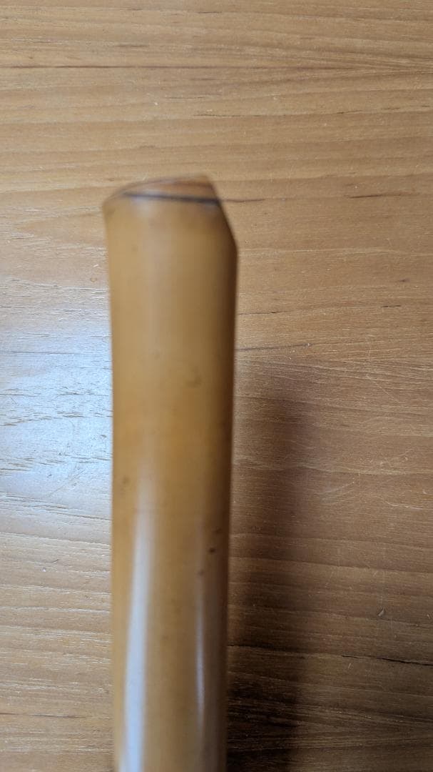 コ*ん様 尺八 二本継ぎ地無し 有聲1.8（D）　１尺８寸　５孔　REIZAN