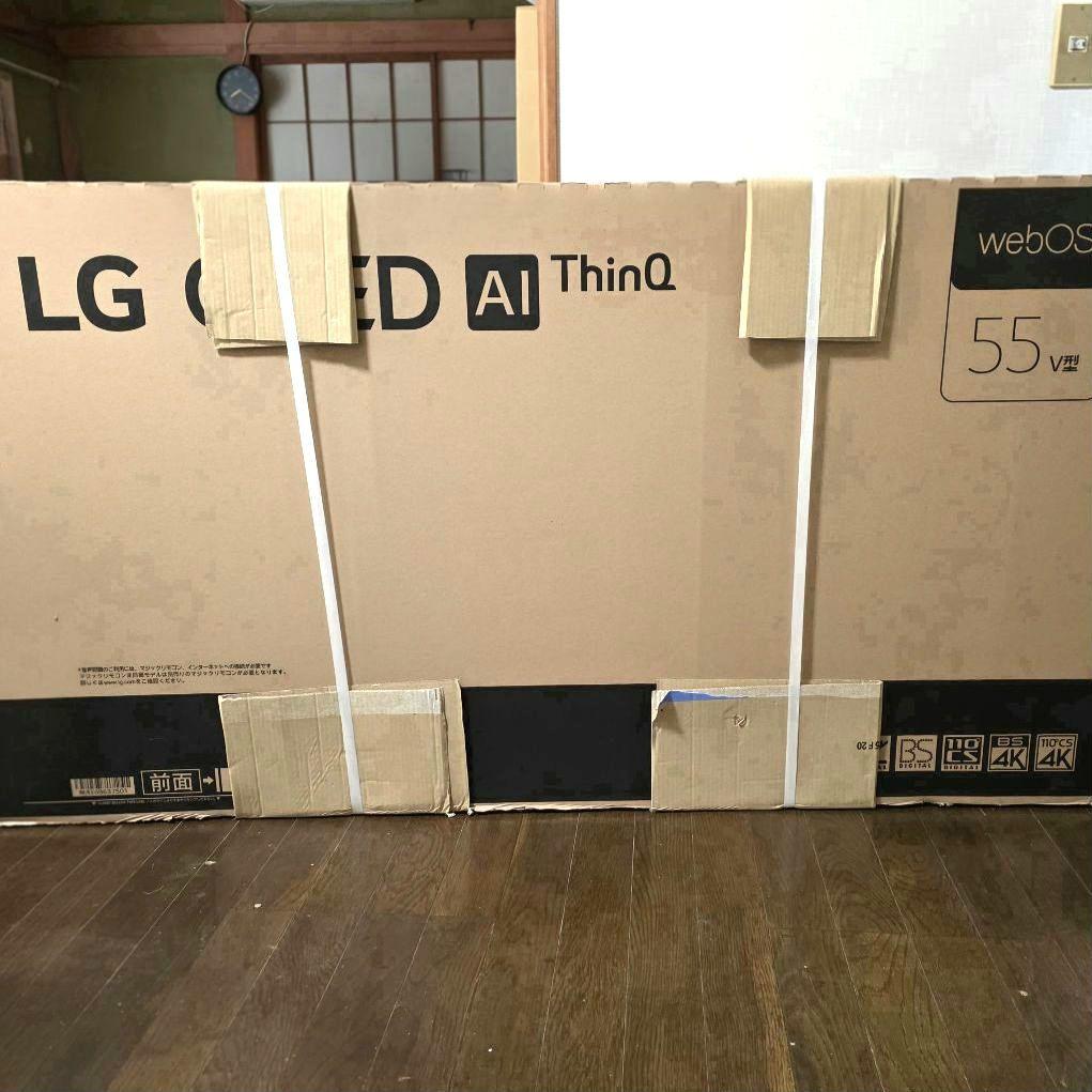 中古 LG 55型 有機EL TV 4Kチューナー内蔵 OLED 55BXPJA