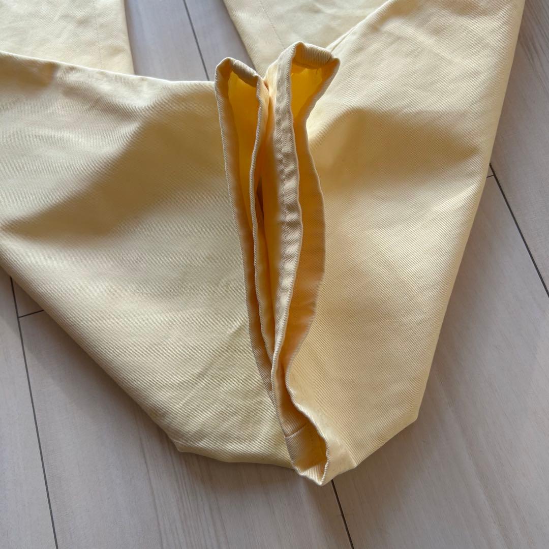 80s ポロバイラルフローレン USA製 ポロチノ 初期タグ ライトイエロー