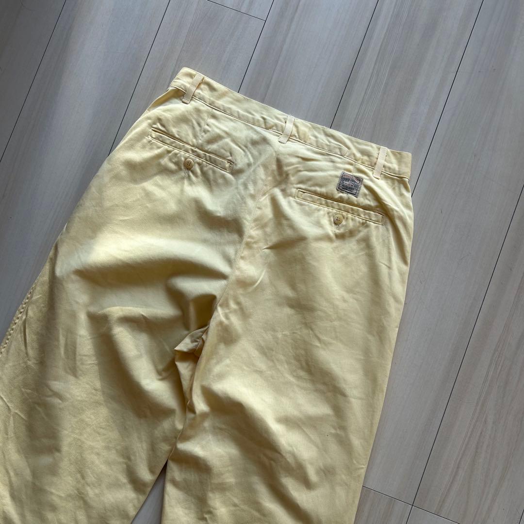 80s ポロバイラルフローレン USA製 ポロチノ 初期タグ ライトイエロー