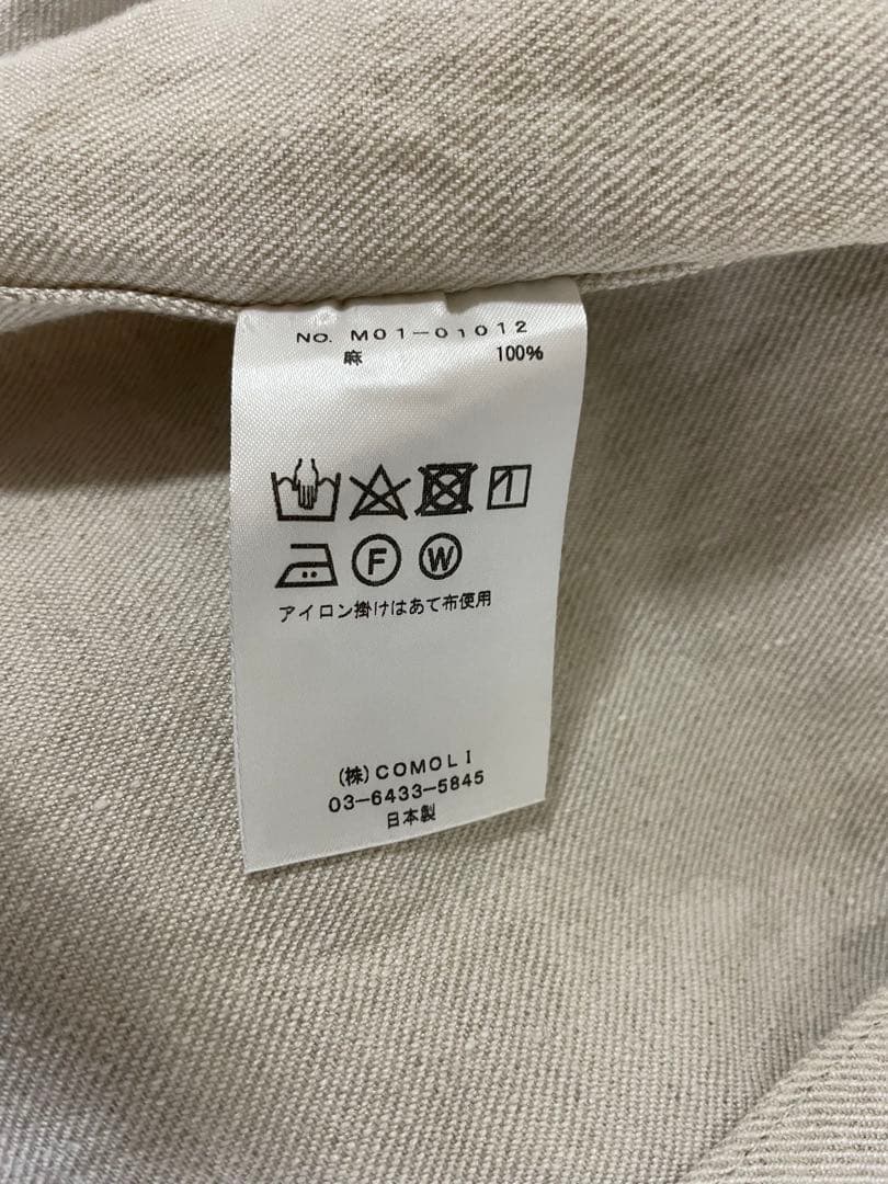 ジャケット・アウター COMOLI Linen 1938 Jacket M01-01012