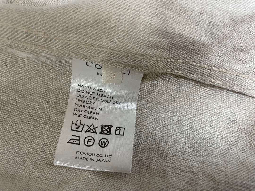 ジャケット・アウター COMOLI Linen 1938 Jacket M01-01012
