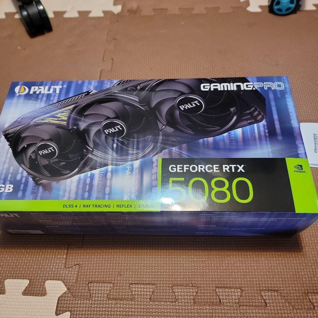 グラフィックボード・グラボ・ビデオカード PALIT GAMING PRO GEFORCE RTX5080 16GB