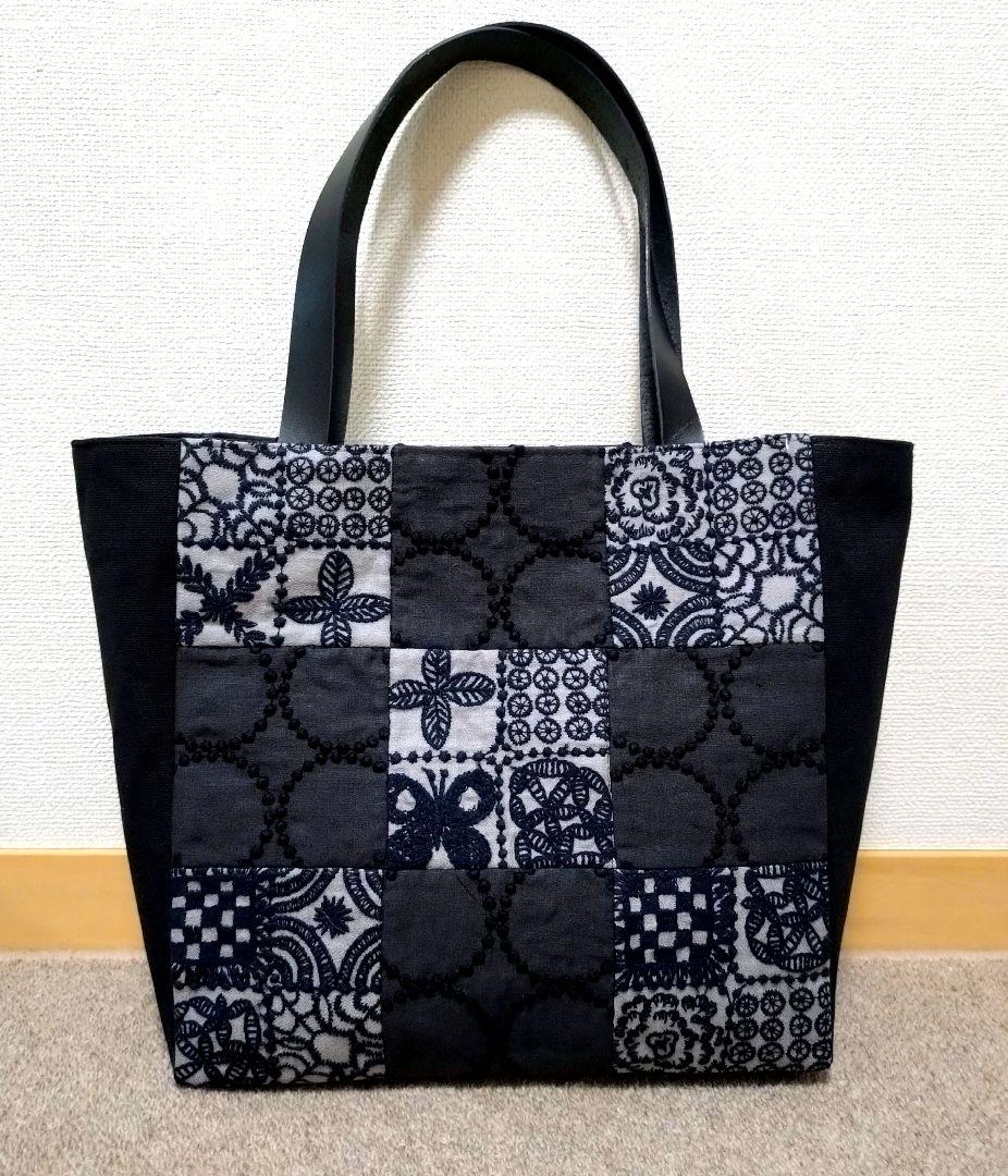 ミナペルホネントートバッグ　　　　　大き目ハンドメイド