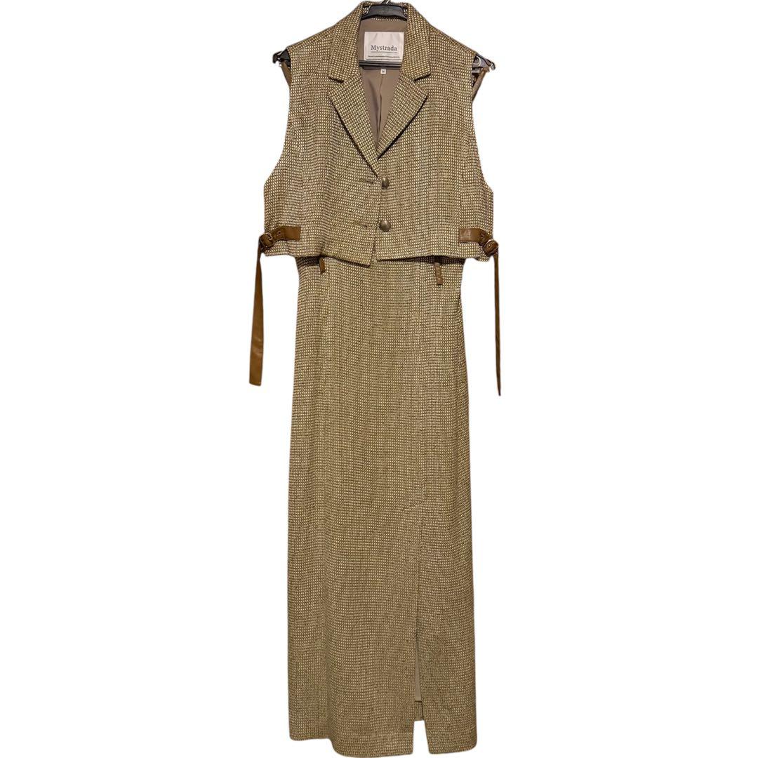 マイストラーダ スリットキャミワンピース ジャケット セットアップ