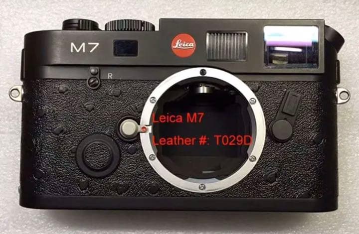 ライカ Leica M7 皮を飾ります