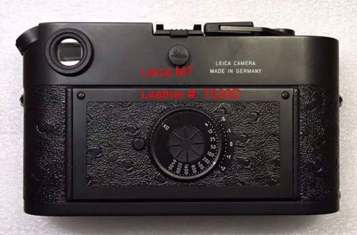 ライカ Leica M7 皮を飾ります