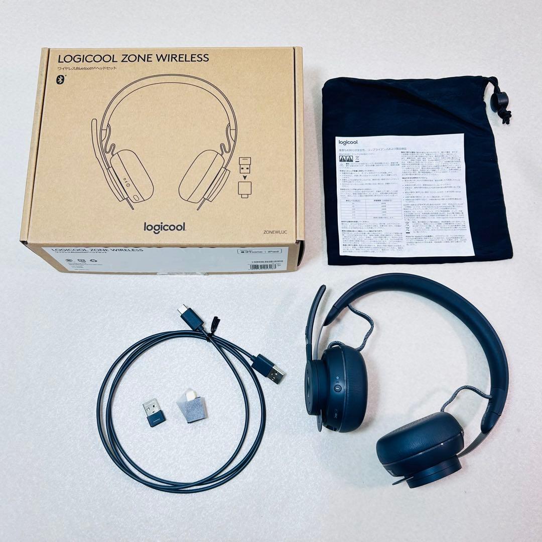 【美品】Logicool Zone Wireless ワイヤレスヘッドセット
