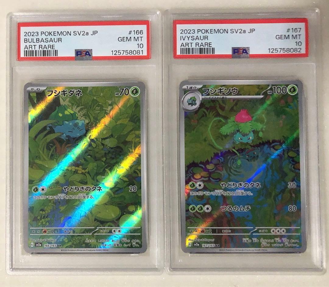 12) PSA10 連番　フシギダネ フシギソウ ar